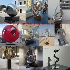 Grande sculpture de lapin en acier inoxydable peinte en blanc - Product Image 5