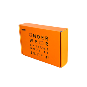 JAX 프리 디자인 생분해 재활용 소재 엠보싱 오렌지 골판지 친환경 방수 우편함 양말 신발용 - Product Image 3