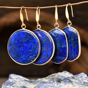 TK-L130 phổ biến lapsis Bông tai cho kỳ nghỉ đá quý tự nhiên Bông tai fishhook Vòng thả bông tai - Product Image 5