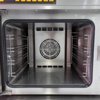 Nouveau four de bureau compact à circulation d'air chaud, 5 ou 4 plaques, avec contrôle de température par ordinateur et fonction mémoire, idéal pour le maïs et les fruits.