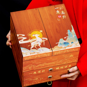One Deer High Rise Five Famous Teas Coffret Cadeau de Thés Chinois Premium Oolong, Noir, Pu-erh, Jasmin Blanc, en Vrac, Biologique, Boisson Santé - Product Image 4