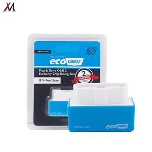XUANMING Super <span class=keywords><strong>Nitro</strong></span> Fuel Saver ECO OBD2 Plug-and-Drive Performance Enhancer Fuel Economizer Vert/Jaune/Rouge OLIVER Compatible - Product Image 1