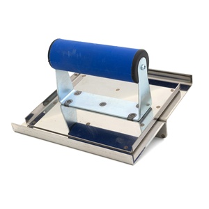 Sertisseuse/rainureuse à main pour béton de qualité industrielle avec manche confortable Lame de truelle en acier inoxydable - Product Image 4