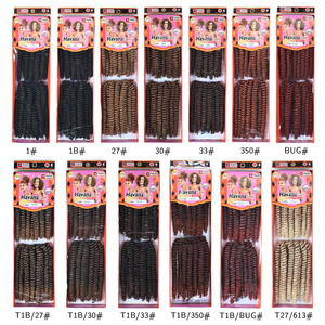 Estensioni per trecce sintetiche 130g Springy Afro Twist Hair Mambo Curls, ignifughe, <span class=keywords><strong>a</strong></span> lunga durata, in fibra <span class=keywords><strong>a</strong></span> bassa temperatura - Product Image 5