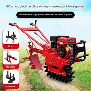 Mini motoculteur rotatif, petit motoculteur à moteur diesel, motoculteur pour terrain, cultivateur agricole - Product Image 4