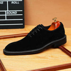 High-quality leather <b>shoes</b> with British style - business casual formal dress <b>shoes</b> for men - wedding <b>shoes</b> - Product Image 2