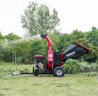 K-maxpower 27PK Hakselaar/Snijmachine Hydraulisch 120mm Automatische invoer Hoog Efficiënt Zelfrijdend 6 inch Houthakselaar met TUV CE certificering