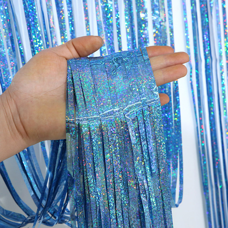 Tenda A Frange Metalliche Fai Da Te: 1x2 M Di Pioggia Glitterata Per Feste