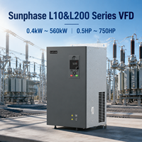 Variateur de fréquence Sunphase à couple élevé 30 kW Série L200 0,25 Hz 180 % de démarrage Contrôle vectoriel sans capteur Certifié CE pour pompe d'irrigation agricole