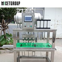 Machine de remplissage et de capsulage de bouteilles semi-automatique à petite échelle 4 6 8 10 têtes machine d'embouteillage de bière en verre à vendre