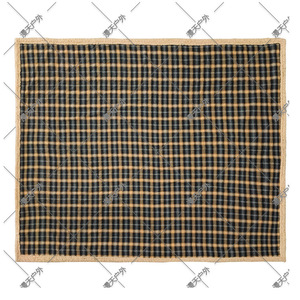 Couverture en laine à carreaux 100% laine d'agneau anti-boulochage pour la maison, rectangulaire, chaude, pour l'automne et l'hiver - Product Image 5
