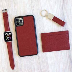 Nouveau Logo personnalisé de luxe <span class=keywords><strong>TOGO</strong></span> pleine fleur en cuir de vachette véritable <span class=keywords><strong>housse</strong></span> de téléphone pour Iphone 12 13 14 15 Pro Max 14 Plus - Product Image 2