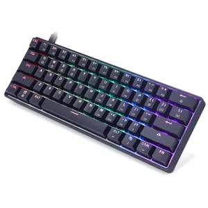 Skyloong Asli GK61 Sk61 Hot Sale Hotswappable 60% Gaming Keyboard 61 Kunci Rgb Keyboard Gaming Mekanis Keyboard