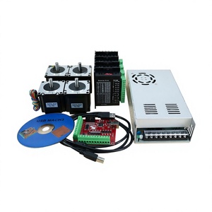 Kits de moteurs pas à pas Nema 23 57HS76, ensembles de moteurs hybrides avec driver DM542, contrôleur Mach3 et alimentation pour CNC Router RTS - Product Image 4