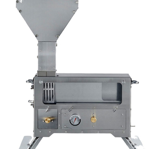 Ensemble combiné Chauffe-terrasse autoportant Feu à <span class=keywords><strong>granulés</strong></span> de <span class=keywords><strong>bois</strong></span> <span class=keywords><strong>et</strong></span> tente de camping avec <span class=keywords><strong>poêle</strong></span> réglable pour l'extérieur - Product Image 4