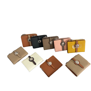 Cartera de Moda 2026, Simple y Portátil, de Cuero PU y Poliéster, para Mujer, de Gran Capacidad, para Pasaporte, Tarjetas y Monedas - Product Image 3