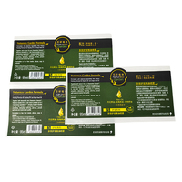 Étiquettes personnalisées à double couche, pelables, finition mate, autocollants imperméables enveloppants pour flacons de sérum et d'huiles essentielles