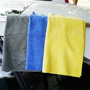 Desired Daily Use <b>Microfiber</b> Car Cleaning <b>Towel</b> 40x40cm 300gsm Heat-Cut Edgeless For Auto Detailing - Product Image 1