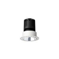 Spot LED encastré moderne en aluminium 10W, orientable et dimmable, 2700K CRI90, anti-éblouissement, pour maison et bureau