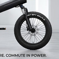 Vélo de montagne électrique pliable Q3, 48V 750W, 20 pouces, batterie au lithium 13Ah, 7 vitesses, transmission arrière, 50 km/h, vélo électrique tout-terrain pour trajets quotidiens