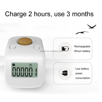 Nouveau bouddha perle prière compteur Clicker 6 canaux électronique numérique Tally Ring Count Tasbih Ring au prix le plus bas