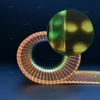 Écran LED flexible P10 10 mm pour affichage mural intérieur, livraison directe d'usine