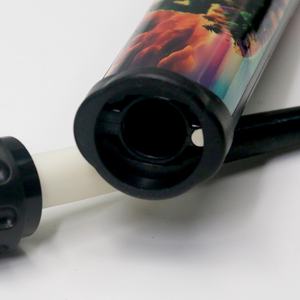 Renkli baskılı etiket ile Mini taşınabilir manuel koni rulo yeni ev yapımı trompet tüp rulo - Product Image 6