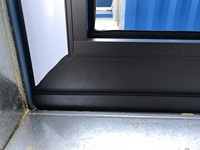 Fenêtre à manivelle en aluminium Superhouse, économique, à isolation thermique, pour maison passive, avec verre clair en acier ultra-résistant