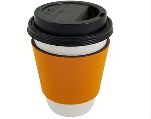 Manchon en néoprène de 12 oz pour tasses à café chaudes ou froides, idéal pour le thé, le café, l'eau, le chocolat chaud – Parfait pour la maison, les cafés et les magasins - Product Image 2