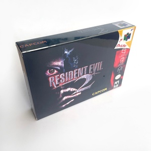 Boîte de remplacement de qualité supérieure pour cartouche de jeu Resident Evil 2, en carton épais avec plateau, pour N64 - Product Image 2