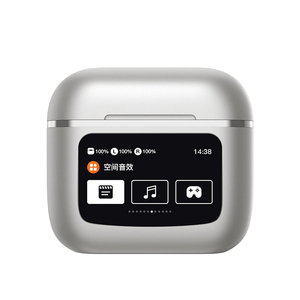 Tai nghe không dây <span class=keywords><strong>Bluetooth</strong></span> cao cấp, màn hình cảm ứng, khử tiếng ồn chủ động (ANC), có micro và màn hình LCD, dành cho thể thao và nghe nhạc - Product Image 6