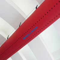 Conduit d'air rentable de tissu d'anti conduit flexible écologique de textile de bactéries