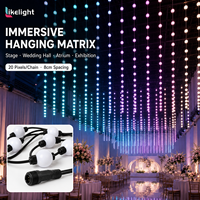 Luces de Cadena de Bolas de Píxeles Inteligentes RGB Direccionables DMX512 UCS2903 de 50 mm, DC24V, IP67, Impermeables, para Decoración Navideña en Exteriores