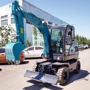 Nuovo Escavatore Gommato Mobile con Benna a Prezzo di Fabbrica - Product Image 3