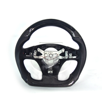 Volant de direction en fibre de carbone forgée modifié pour Chevrolet Corvette C6, assemblage en cuir suédé perforé, personnalisé