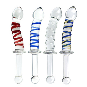 Dildo Realista de Cristal, Estimulador de Punto G y Anal, Erótico <span class=keywords><strong>para</strong></span> Mujeres y Parejas, Juguetes Sexuales <span class=keywords><strong>Anales</strong></span> <span class=keywords><strong>para</strong></span> Adultos - Product Image 6