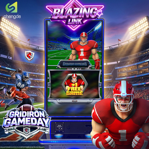 USA Market Blazing Link Gridiron Gameday Skill Game Board Vertical 43 Inch Coin-Operated Game Board - Product Image 1