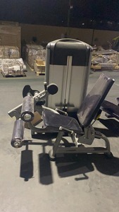 Máquina de curl de piernas sentado con selector de peso, comercial, con sistema de carga por pin y pila de pesas para entrenamiento de fuerza de isquiotibiales - Product Image 5