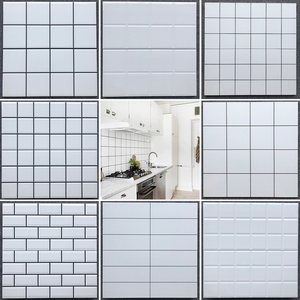 300x600mm Glänzende Glasierte Moderne Gitter-Porzellan-Keramikfliesen Rutschfest für Küche, Toilette, Badezimmer Innenwand - Product Image 6