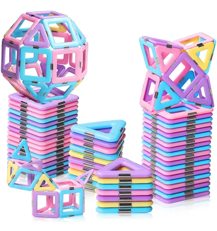 Castle Building Set For Small Boys Girls Educational Kids Christmas Birthday Gifts Magnetic Tiles Toys