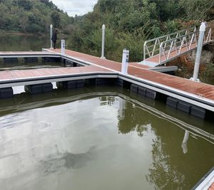 <span class=keywords><strong>Precios</strong></span> de fábrica Marco de aleación de aluminio duradero Muelle de pontón <span class=keywords><strong>flotante</strong></span> - Product Image 4