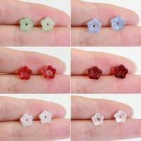 Aksesoris Jepit Rambut Gaya Kuno Buatan Tangan DIY Musim Panas, Komponen Anting, Biji Delima, Bunga Lonceng, Morning Glory
