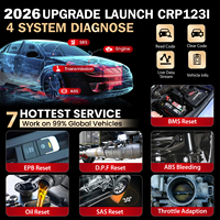 Herramienta de Diagnóstico Multisistema LAUNCH CRP123I V2.0 para Todos los Autos, Escáner OBD2 EOBD Creader Elite, Software Gratuito de por Vida