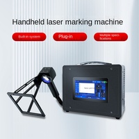 Machine portative portative d'inscription de laser de fibre pour le lettrage de gravure de codage d'acier inoxydable