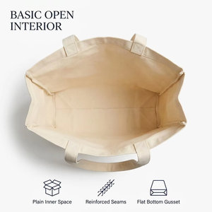 Borse in Tela di Cotone Personalizzabili Promozionali, Shopper Riutilizzabili con Logo Stampato su Misura - Product Image 3