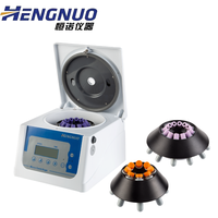 Moteur CC sans balais Heng Nuo, mini centrifugeuse de laboratoire portable, basse vitesse 2-4B, 12x10ml, 8x15ml, 1880xg, 4000 tr/min, prix usine