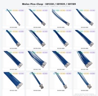 Câble personnalisé Molex 501330 Pico-Clasp à faible teneur en halogènes, pas de 1 mm, simple rangée, 2 à 15 broches, homologué UL, écologique