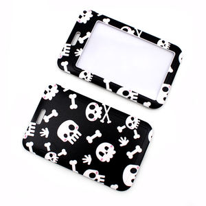 Porte-cartes d'identité en plastique ABS à sublimation personnalisée, accessoire de bureau d'affaires élégant, design à motif de dessin animé, convivialité à la mode - Product Image 4