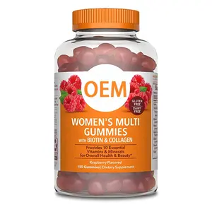 OEM health multivitamin suplemen gummies wanita multivitamin gummies untuk anak-anak