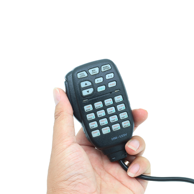 HM-133V Handheld Speaker Mic with PTT & Backlit Keypad for ICOM IC-2200H, IC-2720, IC-2820H Two-Way Radios Walkie Talkies